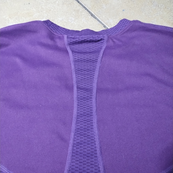 Asics Women's Purple Yoga Long Sleeved Athletic Top Size Medium - Picture 10 of 13